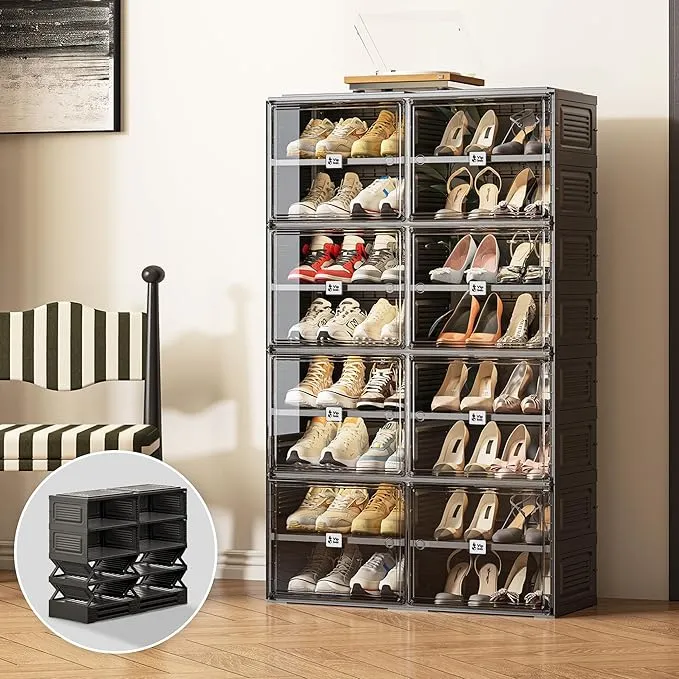 Foldable Stackable Shoe Storage Cabinet - Product Details