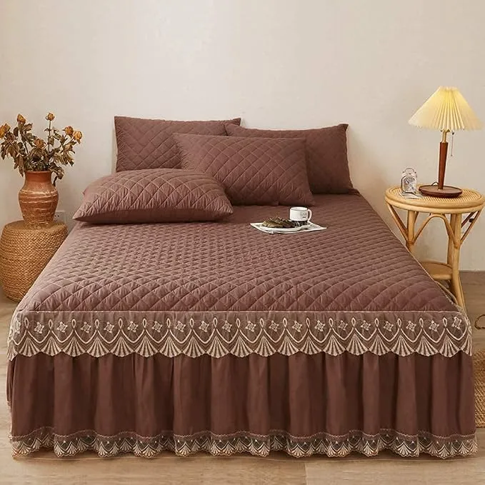 Luxury Quilted Bed Skirt Cover - Product Details