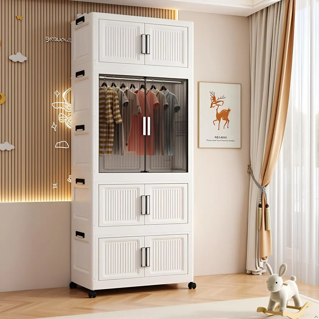 Multi-Layer Foldable Storage Wardrobe - Product Details